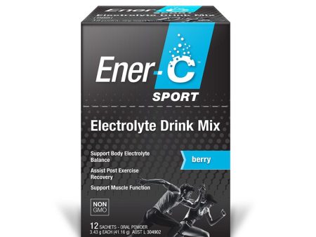 Martin & Pleasance, Ener-C Sport Electrolyte Drink Mix Berry Sachet 3.43g x 12 Pack Online Sale