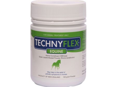 Natural Health Technyflex Equine (Green Lipped Mussel) 100g For Discount