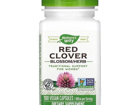 Nature s Way Red Clover Blossom & Herb 400 mg 100 Capsules For Sale