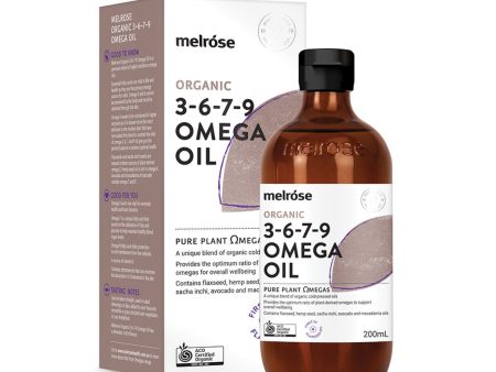 Melrose Organic 3, 6, 7, 9 Omega Oil 200ml Fashion