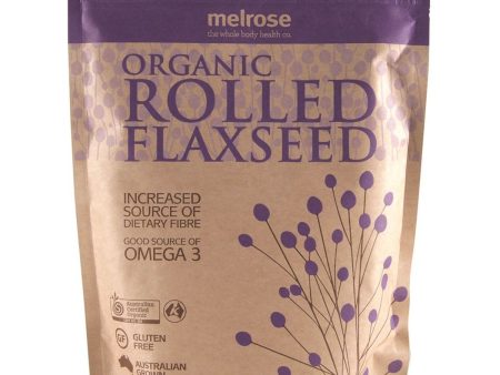 Melrose Organic Rolled Flaxseed 350g Online now