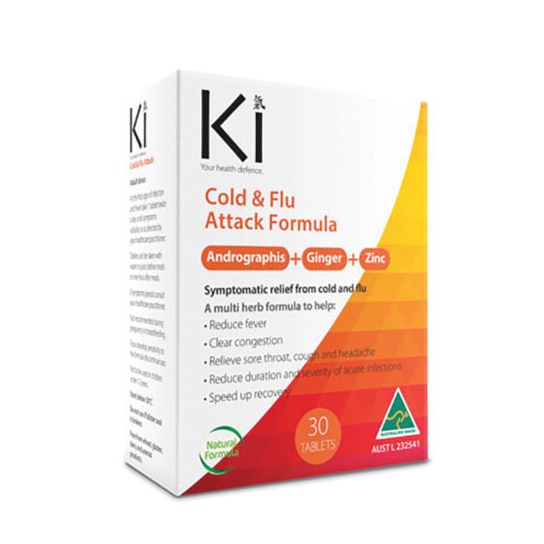 Martin & Pleasance Ki Cold & Flu Attack Formula 30 Tablets For Sale