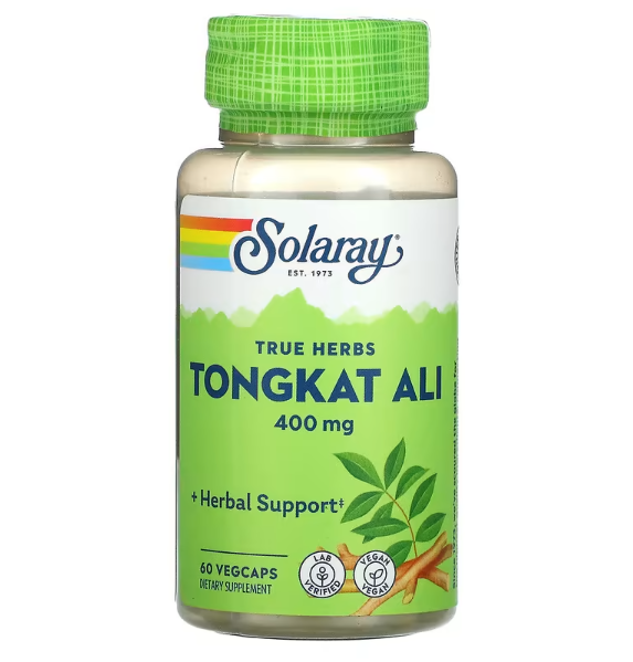 Solaray Tongkat Ali 400 mgs 60 Caps on Sale