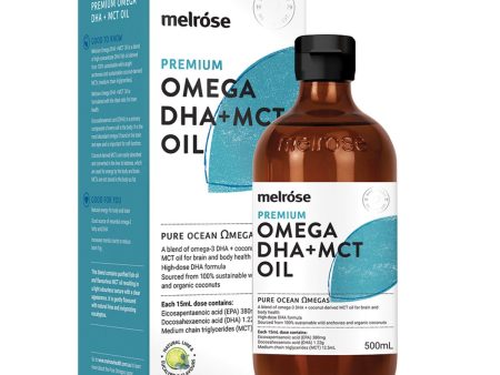 Melrose Omega Dha And Mct Oil 500ml Fashion