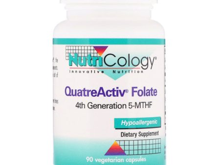 Nutricology QuatreActiv Folate 90 Vegetarian Capsules Supply