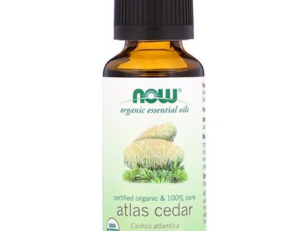 Now Foods Organic Essential Oils Atlas Cedar 1 fl oz (30ml) Fashion