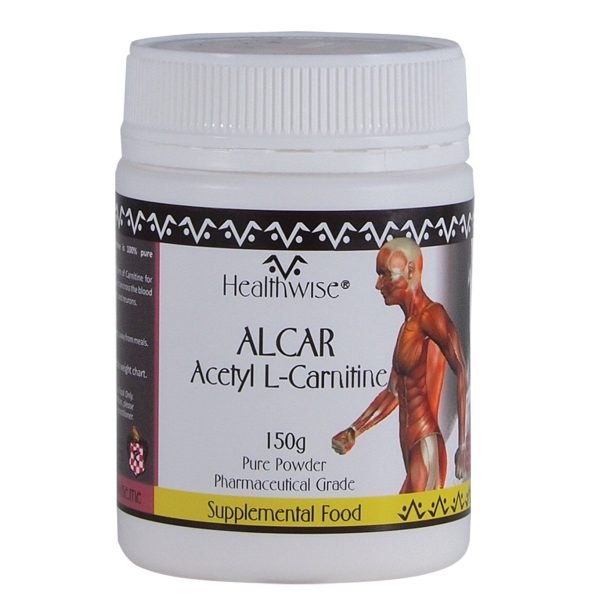 Healthwise Alcar Acetyl L-Carnitine 150g Supply