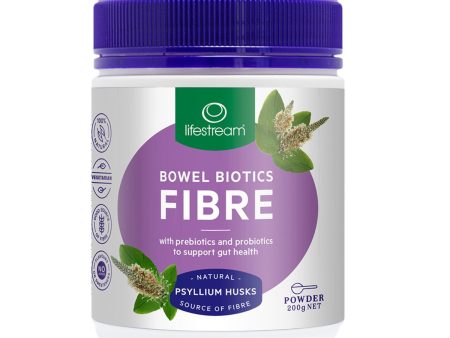 LifeStream Bowel Biotics Fibre With Prebiotics & Probiotics 200g Cheap