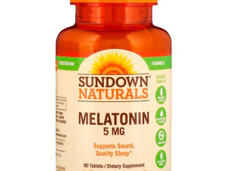 Sundown Naturals Melatonin 5mg 90 Tablets Fashion