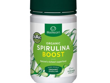 LifeStream Spirulina Organic Boost 200g Online now