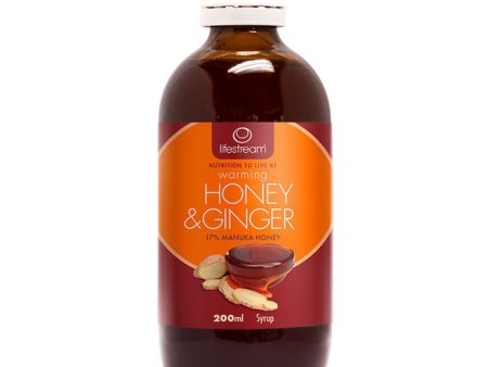 LifeStream Warming Honey & Ginger Syrup 200ml Sale