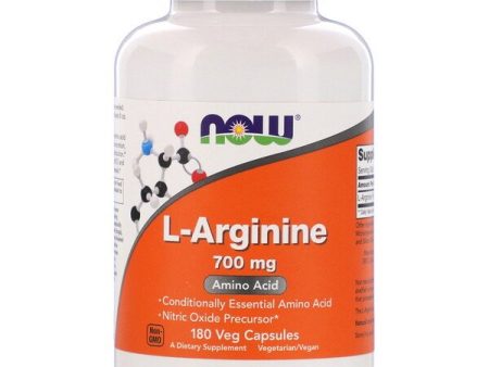 Now Foods L-Arginine 700mg 180 Veg Capsules Sale