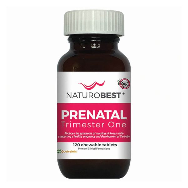 Naturobest Prenatal Trimester One Chewable 120 Tablets on Sale