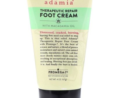 Adamia Therapeutic Repair Foot Cream with Macadamia Oil 4 oz (127g) Online