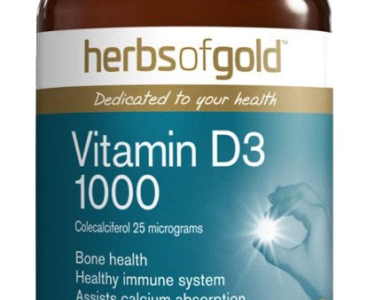 Herbs of Gold Vitamin D3 1000 (120 Capsules) For Discount