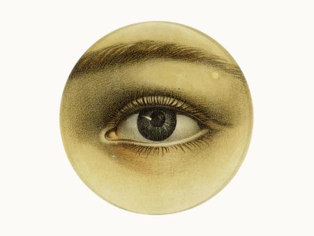 Eye (Left) Round Plate Online now