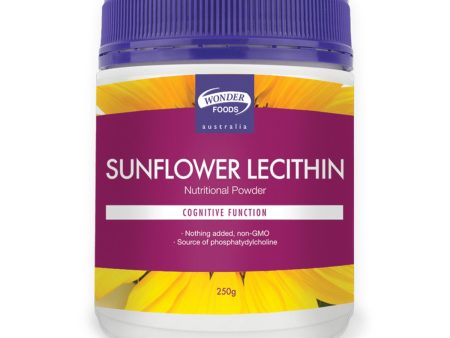 Wonder Foods Sunflower Lecithin Powder 250g Supply