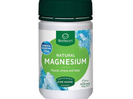 LifeStream Natural Magnesium (Pure Marine Source) 150g For Discount