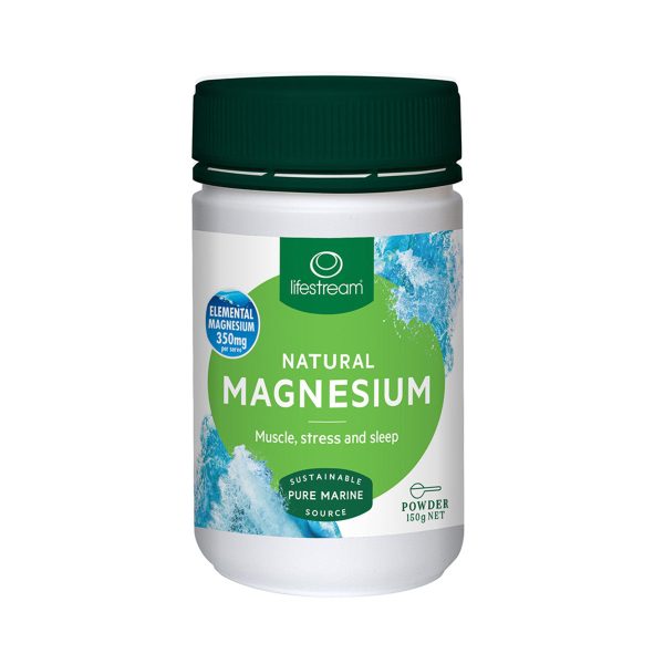 LifeStream Natural Magnesium (Pure Marine Source) 150g For Discount