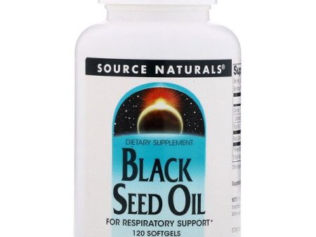 Source Naturals Black Seed Oil 120 Softgels Online now