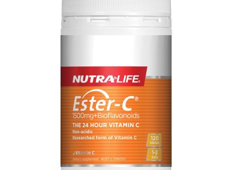 Nutralife Ester C 1500Mg + Bioflavonoids 120 Tablets on Sale