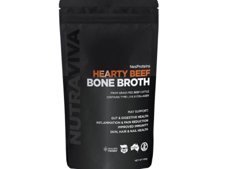 Nutraviva Nesproteins Bone Broth Hearty Beef 100g Online Hot Sale