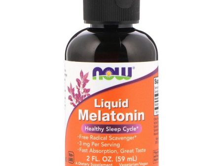 Now Foods Liquid Melatonin 2 fl oz (60ml) Fashion