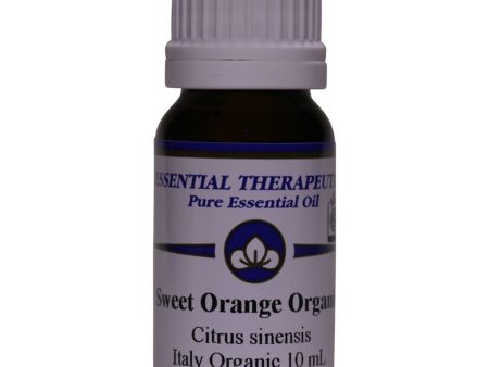 Essential Therapeutics Essential Oil Sweet Orange Organic 10ml Online Hot Sale