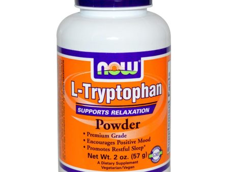 Now Foods, L-Tryptophan, Powder, 57 g - Dietary Supplement Sale