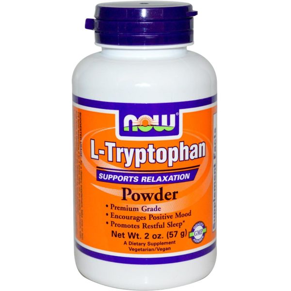 Now Foods, L-Tryptophan, Powder, 57 g - Dietary Supplement Sale