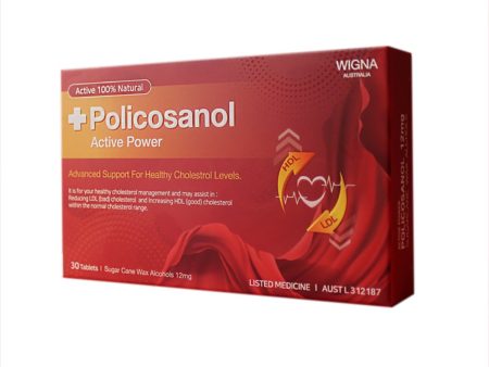 Wigna Policosanol Active Power 12Mg 30 Tablets Discount