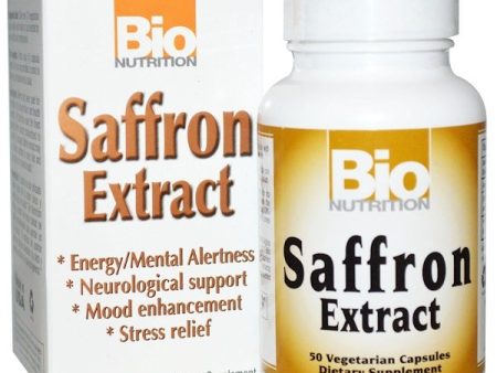 Bio Nutrition Saffron Extract 50 Vegetarian Capsules Discount