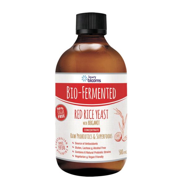 Henry Blooms Bio-Fermented Red Rice Yeast With Bergamot Concentrate 500ml Online Sale