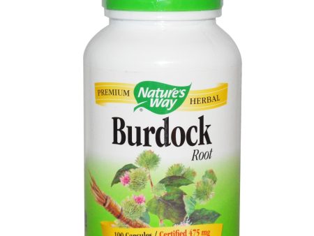 Nature s Way Burdock Root 475 mg 100 Capsules - Dietary Supplement Online Sale