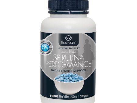 LifeStream Spirulina Performance (Mini Blue) 249Mg Mini Tablets 1000 Tablets Online now