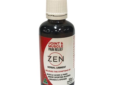 Zen Therapeutics Herbal Liniment (Joint & Muscle Pain Relief) Dropper 50ml Supply