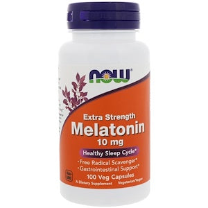 Now Foods Extra Strength Melatonin 10mg 100 Veg Capsules For Cheap