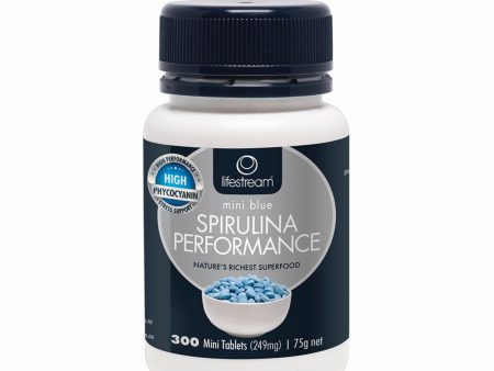 LifeStream Spirulina Performance (Mini Blue) 249Mg Mini Tablets 300 Tablets Hot on Sale