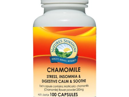 Nature S Sunshine Chamomile 250Mg 100 Capsules on Sale