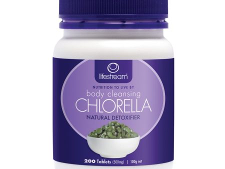 LifeStream Body Cleansing Chlorella 200 Veggie Capsules Fashion