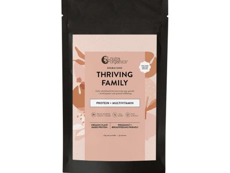 Nutra Organics Organic Thriving Family Protein (Protein + Multivitamin) Double Choc 1kg Cheap