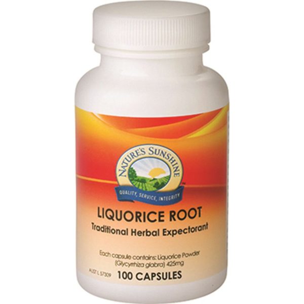 Nature S Sunshine Liquorice Root 425Mg 100 Capsules Online now