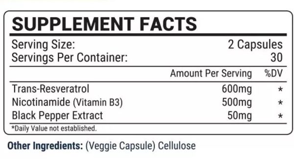 NMN & Resveratrol (60 Caps) on Sale