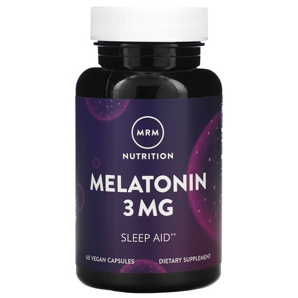 MRM Melatonin 3mg 60 Vegan Capsules Hot on Sale