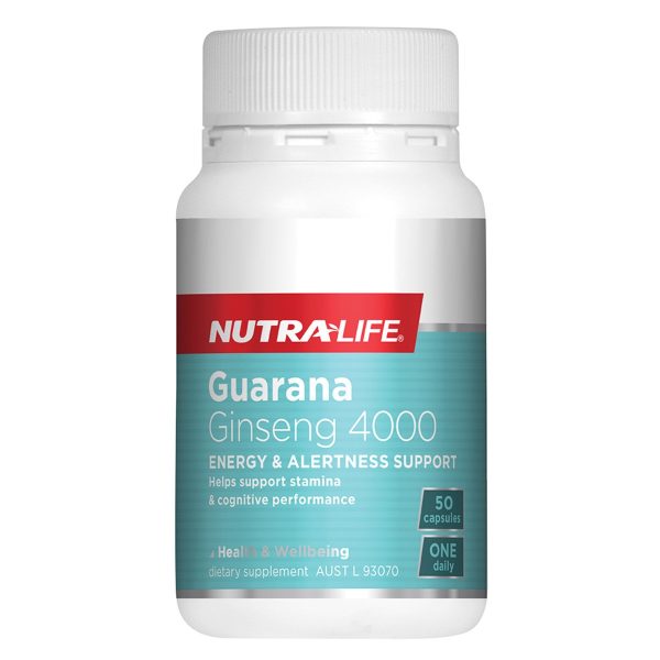 Nutralife Guarana Ginseng 4000 50 Capsules Online now