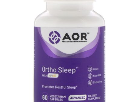 Advanced Orthomolecular Research AOR Ortho Sleep with Cyracos 60 Vegetarian Capsules For Discount