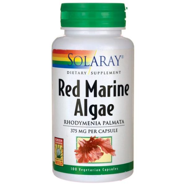 Solaray Red Marine Algae 375mg 100 Veggie Caps Online now