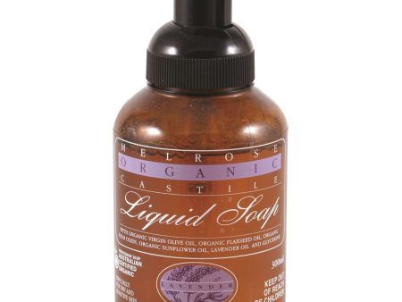 Melrose Organic Castile Soap Lavender Pump 300ml For Cheap