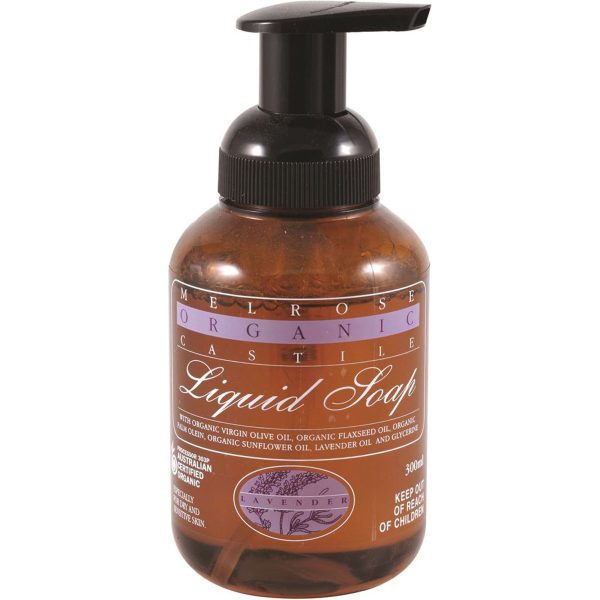 Melrose Organic Castile Soap Lavender Pump 300ml For Cheap