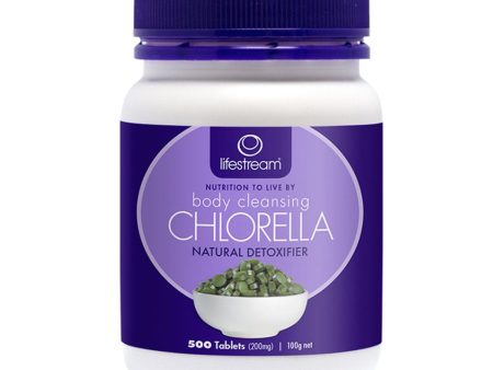 LifeStream Body Cleansing Chlorella 200Mg 500 Tablets Online now